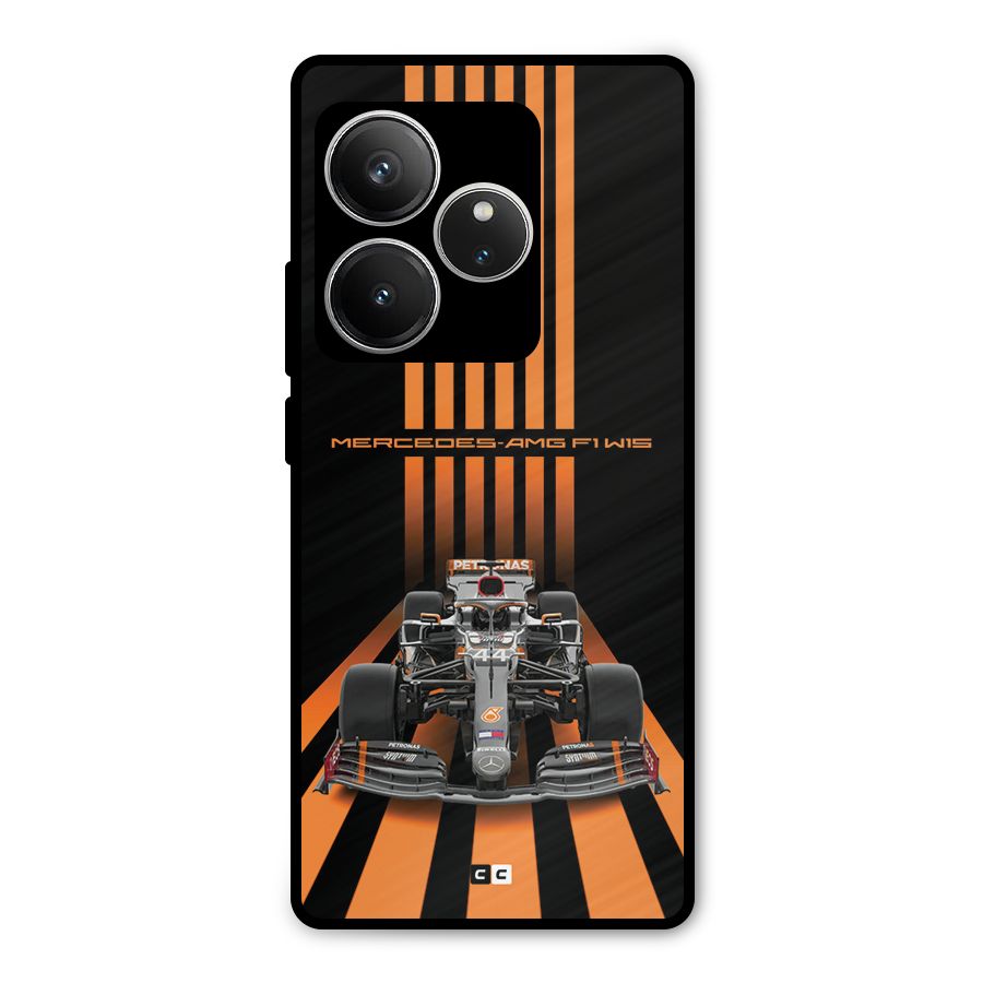 Supercar On Track Metal Back Case for Realme GT 6