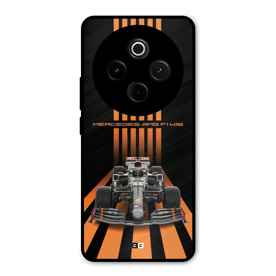 Supercar On Track Metal Back Case for Vivo T4