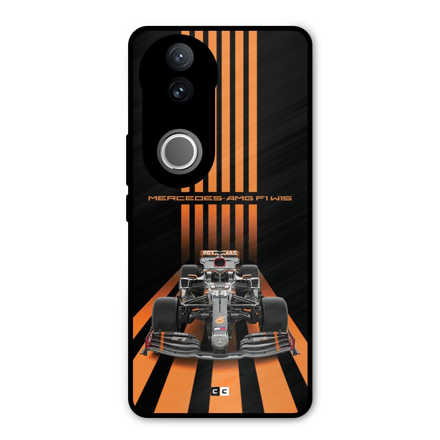 Supercar On Track Metal Back Case for Vivo V50e