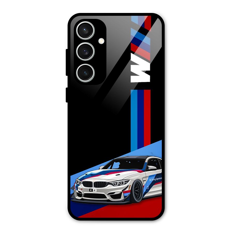 Supercar Stance Glass Back Case for Galaxy S23 FE