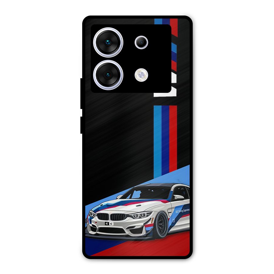 Supercar Stance Metal Back Case for Infinix Zero 30 5G