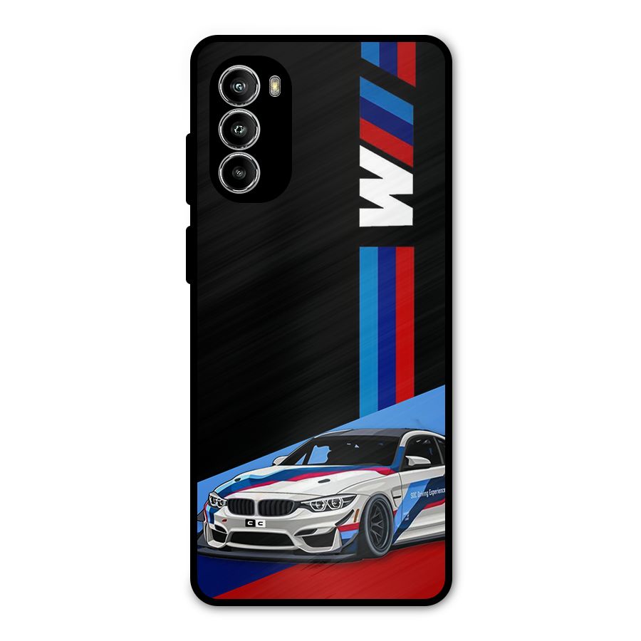 Supercar Stance Metal Back Case for Moto G52