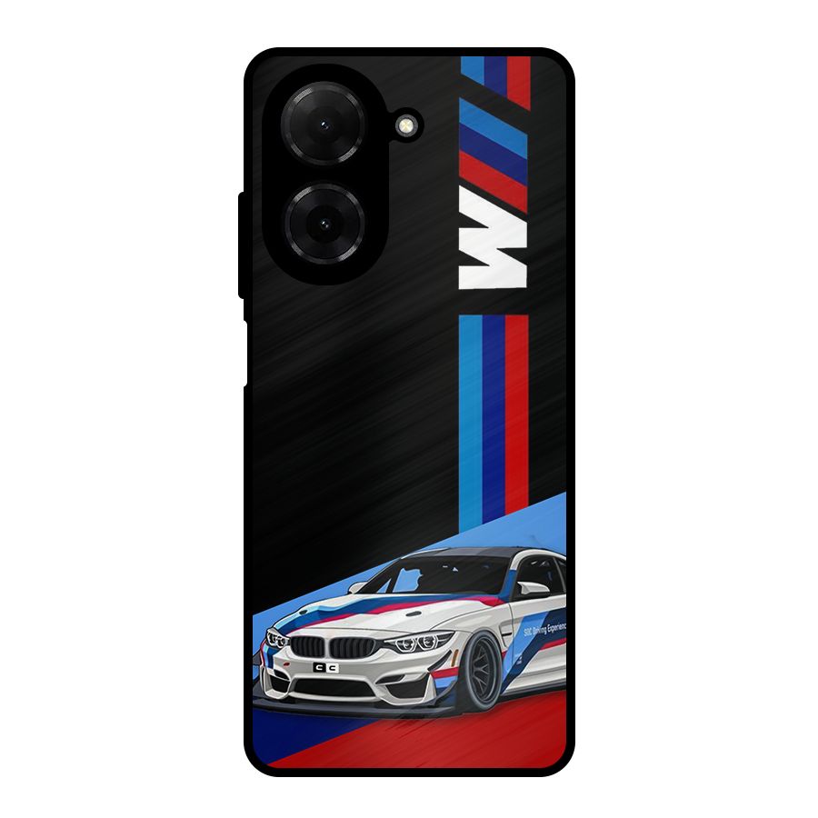 Supercar Stance Metal Back Case for Redmi A5 4G