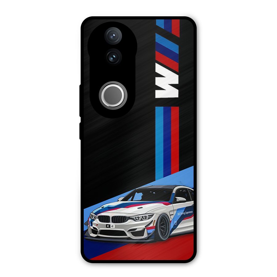 Supercar Stance Metal Back Case for Vivo V50