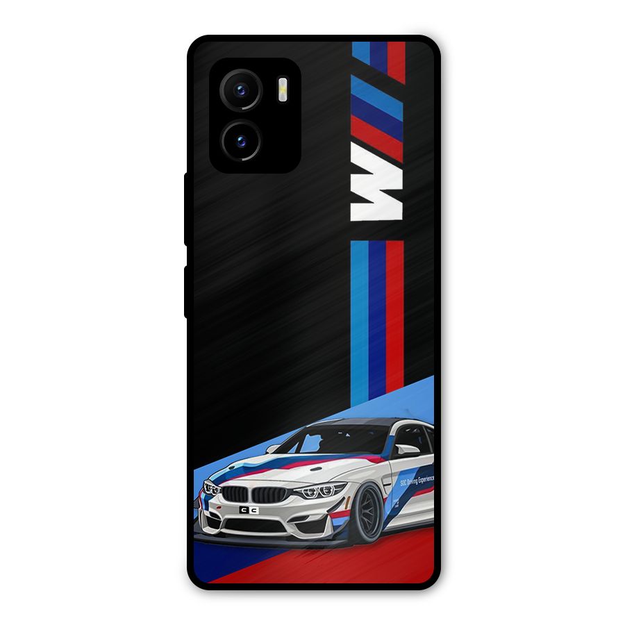 Supercar Stance Metal Back Case for Vivo Y15s