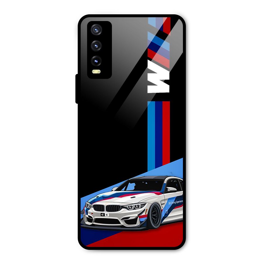 Supercar Stance Metal Back Case for Vivo Y20g