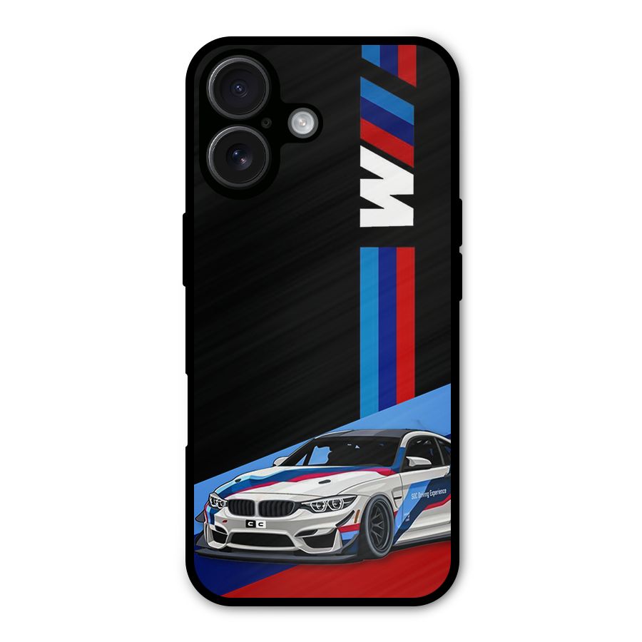 Supercar Stance Metal Back Case for iPhone 16