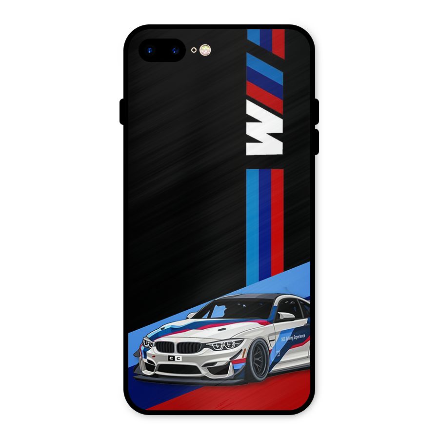 Supercar Stance Metal Back Case for iPhone 8 Plus