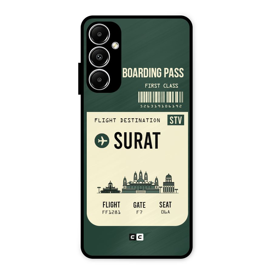Surat Boarding Pass Metal Back Case for Galaxy A05s