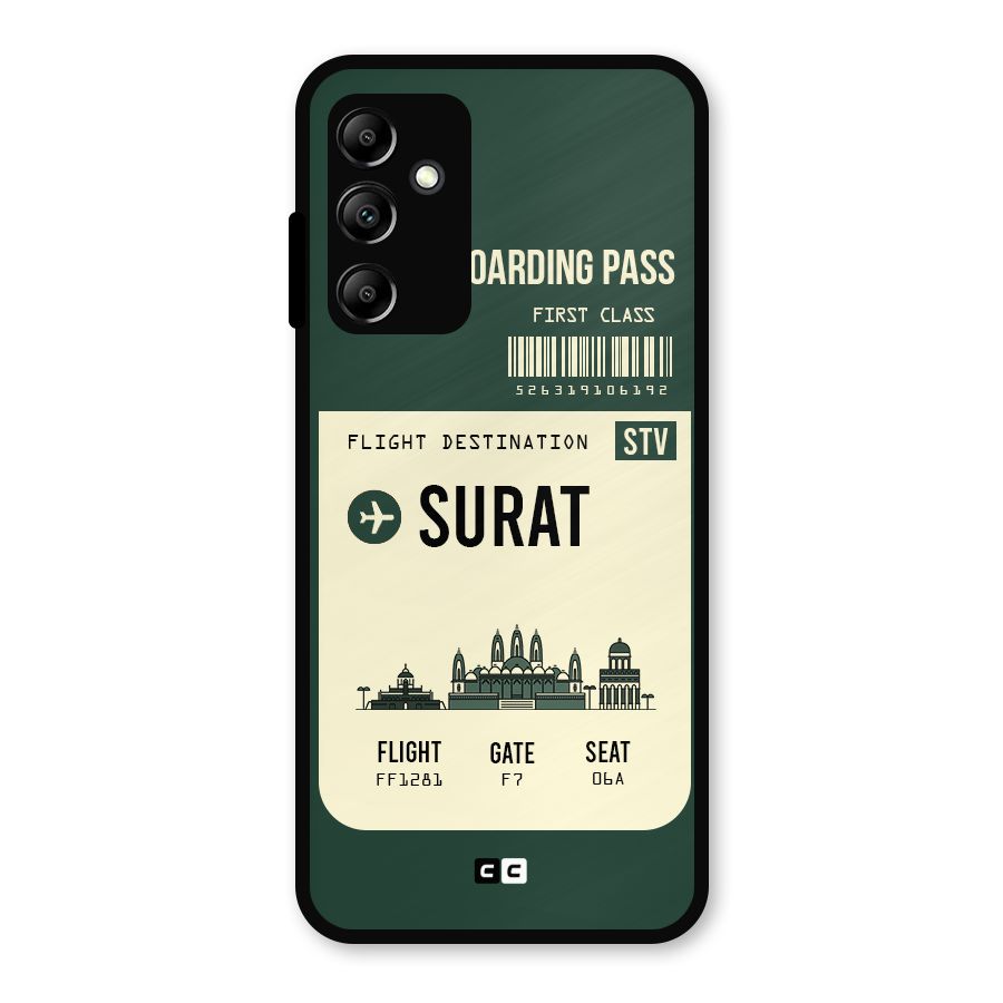 Surat Boarding Pass Metal Back Case for Galaxy A14 5G