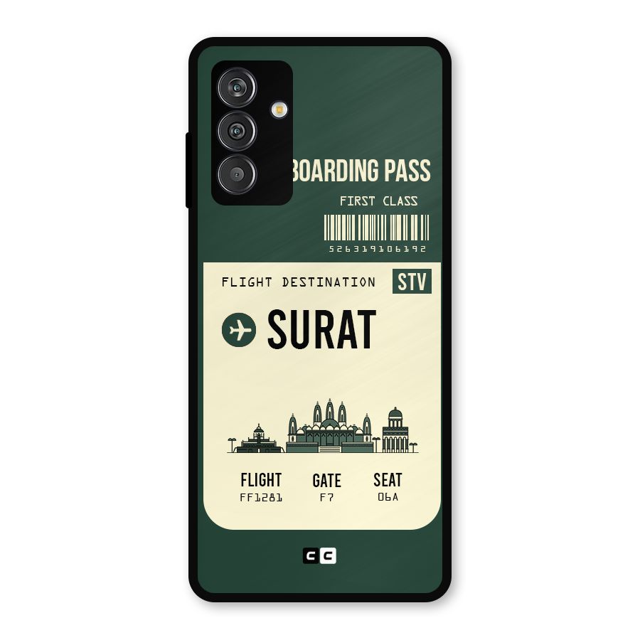 Surat Boarding Pass Metal Back Case for Galaxy F13