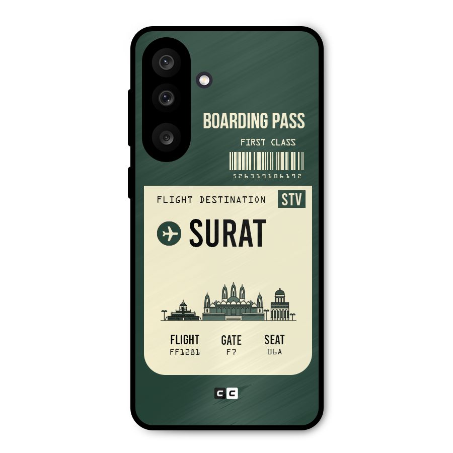 Surat Boarding Pass Metal Back Case for Galaxy M56