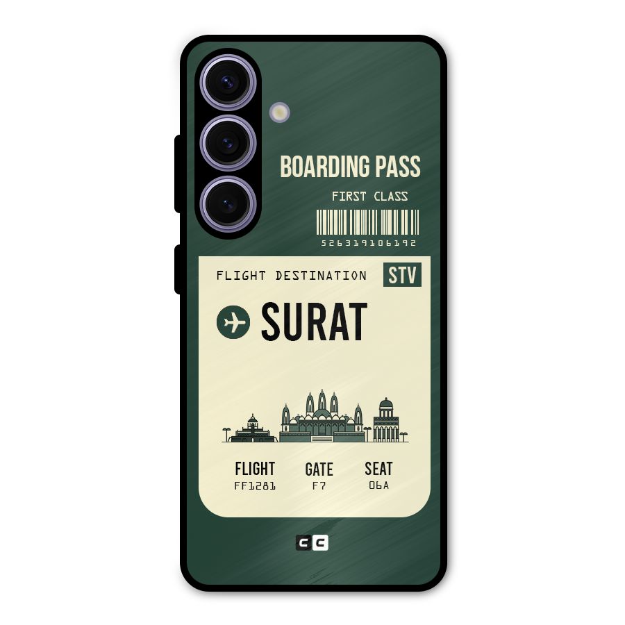 Surat Boarding Pass Metal Back Case for Galaxy S24