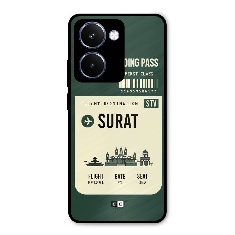 Surat Boarding Pass Metal Back Case for Realme P3 Ultra