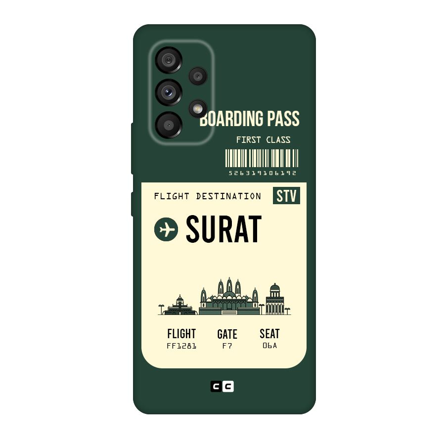 Surat Boarding Pass Original Polycarbonate Back Case for Galaxy A53 5G