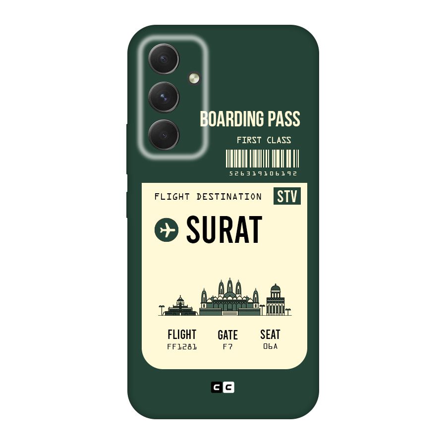 Surat Boarding Pass Original Polycarbonate Back Case for Galaxy A54