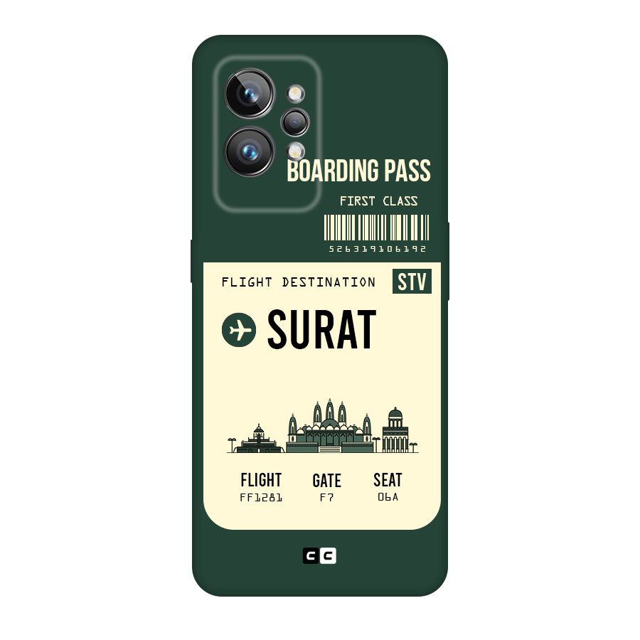 Surat Boarding Pass Original Polycarbonate Back Case for Realme GT2 Pro