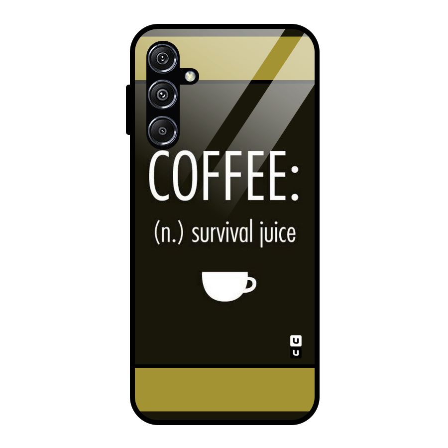 Survival Juice Glass Back Case for Galaxy M34 5G