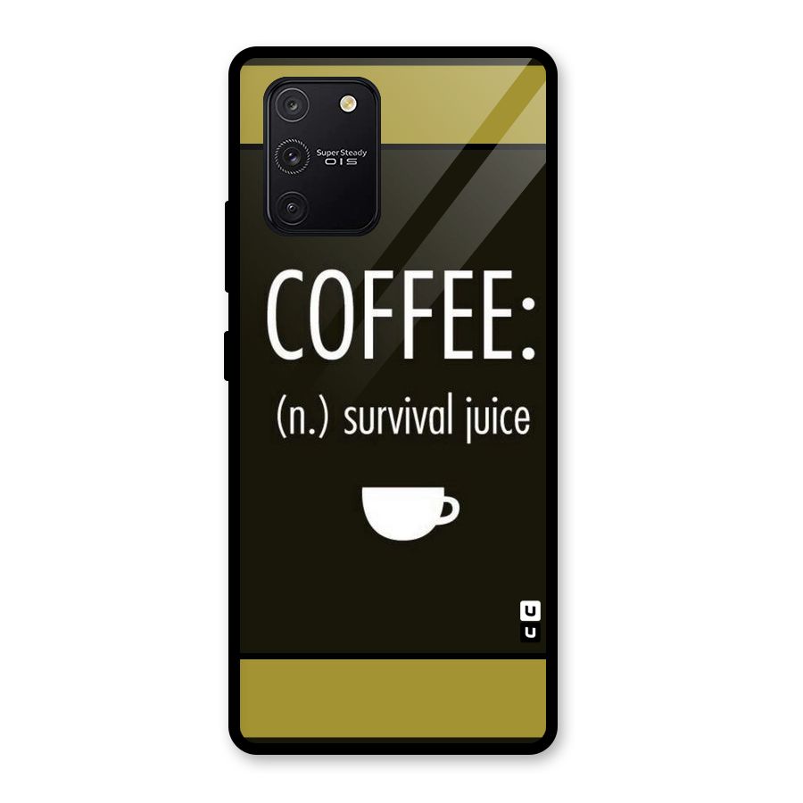 Survival Juice Glass Back Case for Galaxy S10 Lite