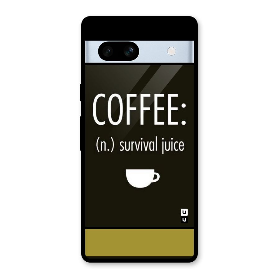 Survival Juice Glass Back Case for Google Pixel 7a