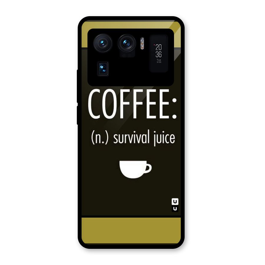 Survival Juice Glass Back Case for Mi 11 Ultra