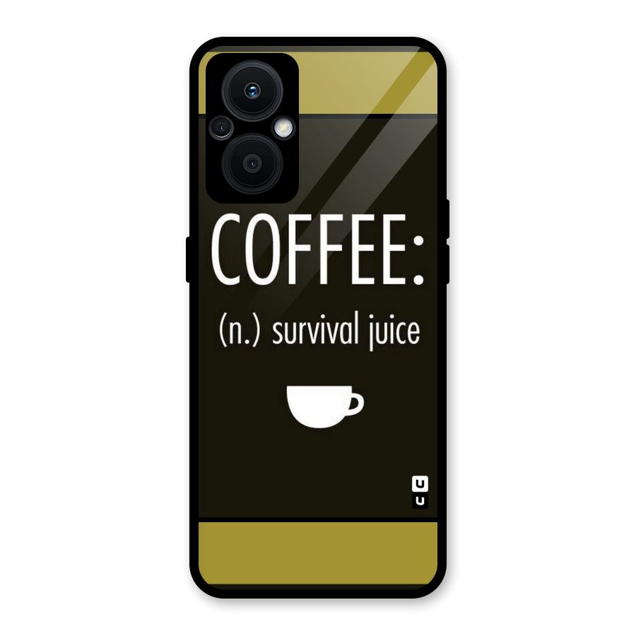 Survival Juice Glass Back Case for Oppo F21s Pro 5G
