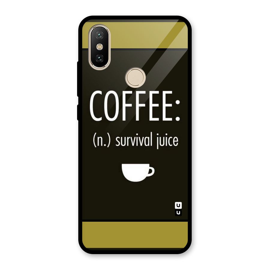 Survival Juice Glass Back Case for Redmi A2