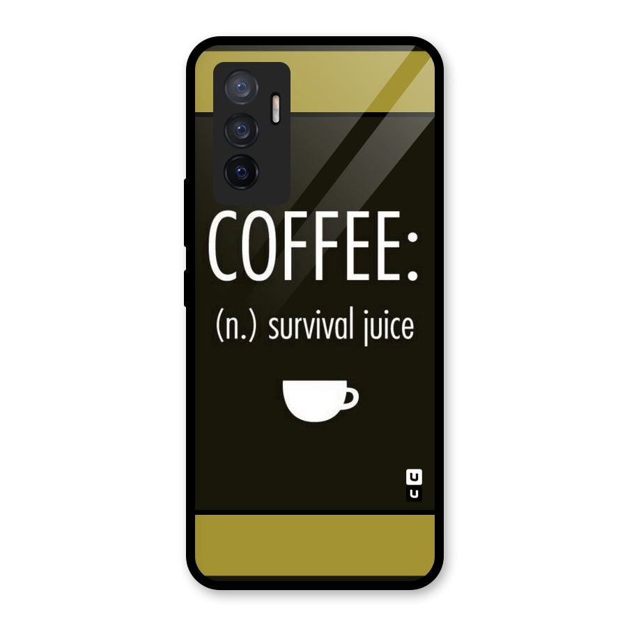 Survival Juice Glass Back Case for Vivo V23e