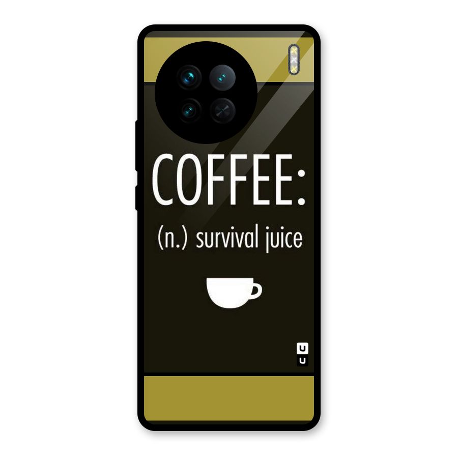Survival Juice Glass Back Case for Vivo X90
