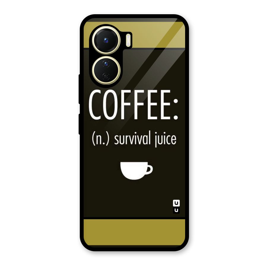 Survival Juice Glass Back Case for Vivo Y16