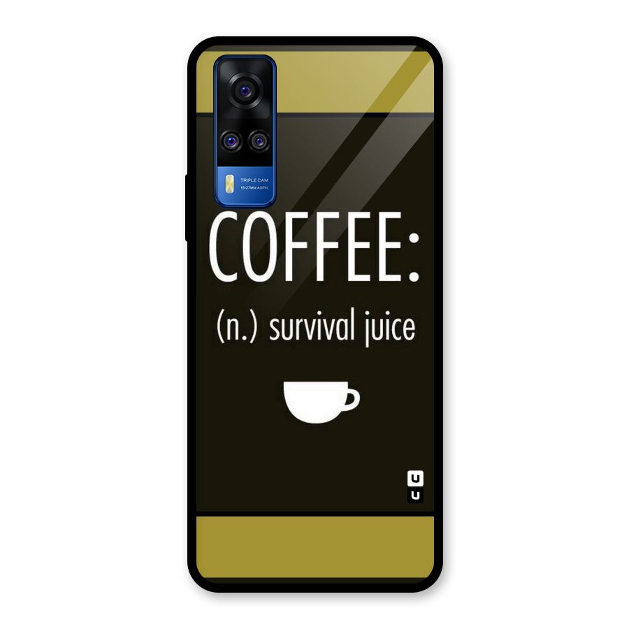 Survival Juice Glass Back Case for Vivo Y31