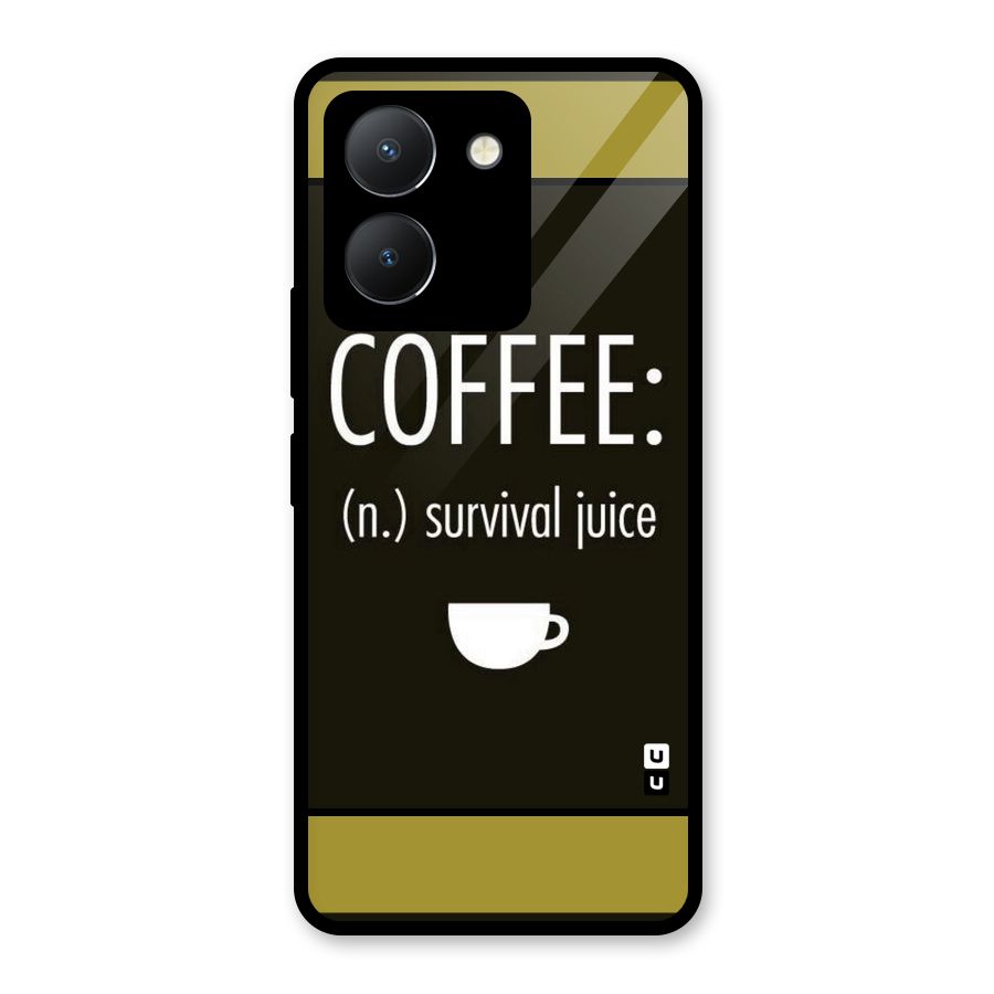 Survival Juice Glass Back Case for Vivo Y36