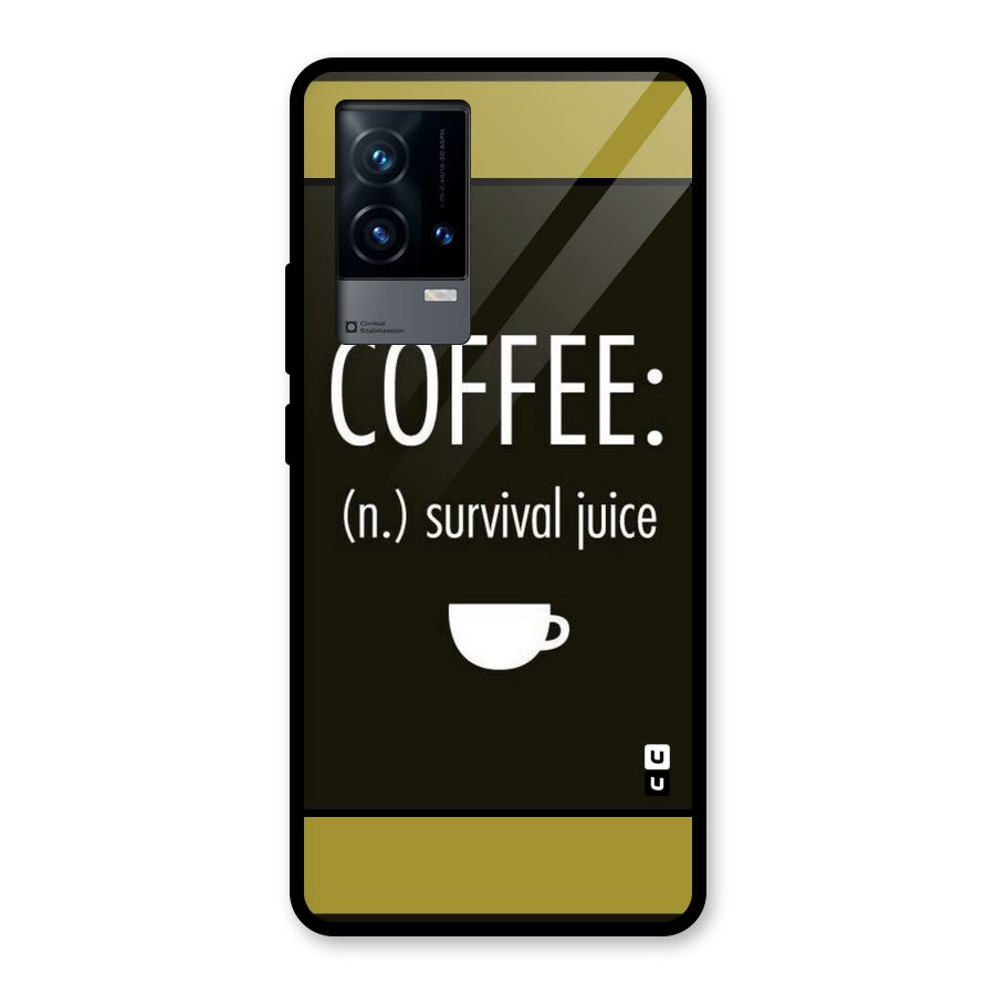 Survival Juice Glass Back Case for iQOO 9 5G