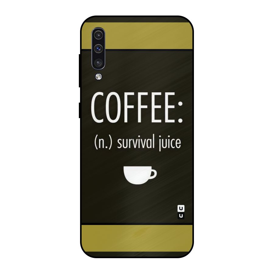 Survival Juice Metal Back Case for Galaxy A30s