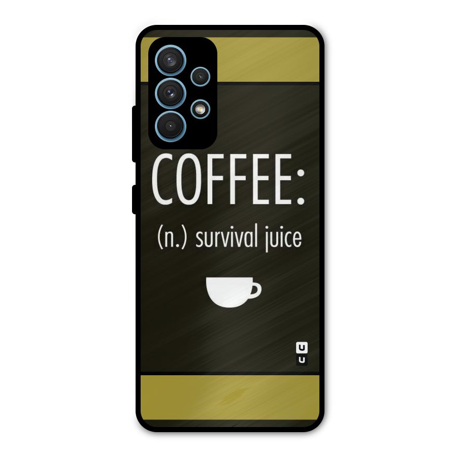 Survival Juice Metal Back Case for Galaxy A32