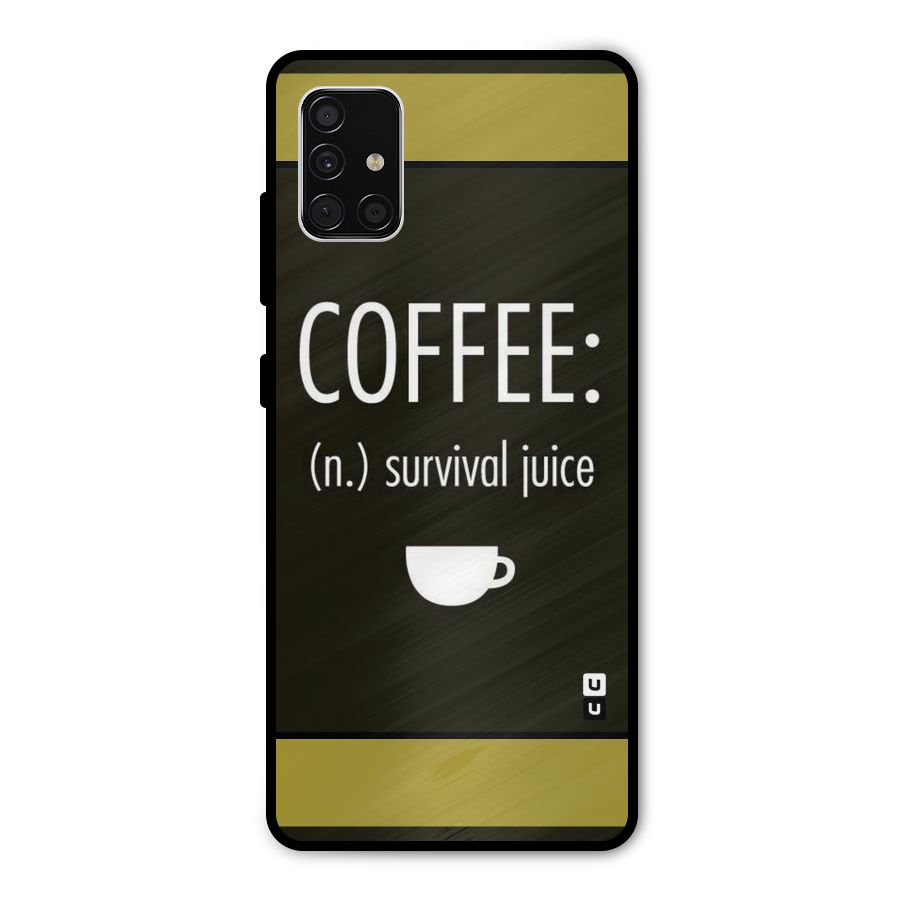 Survival Juice Metal Back Case for Galaxy A51