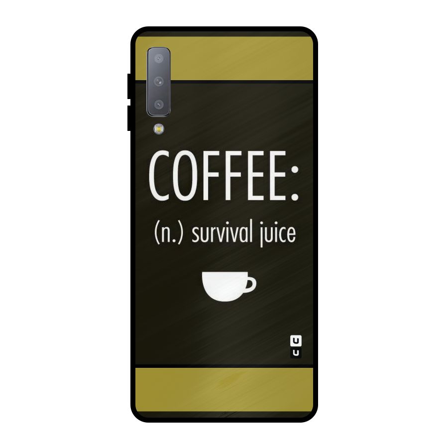Survival Juice Metal Back Case for Galaxy A7 (2018)