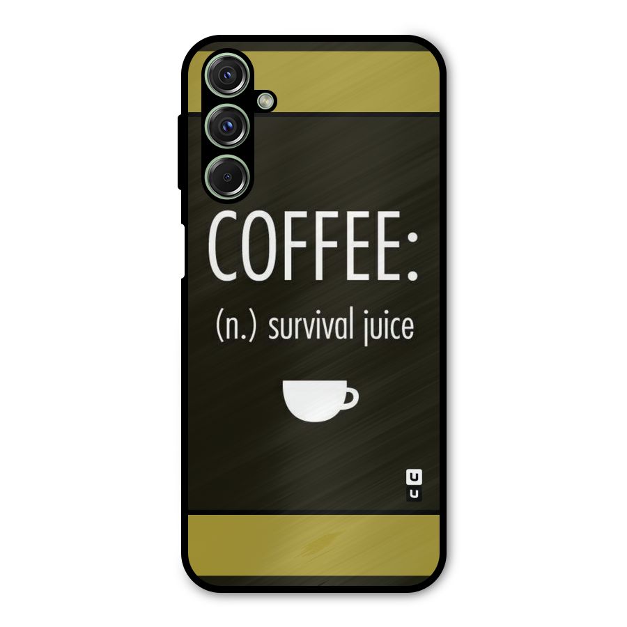 Survival Juice Metal Back Case for Galaxy F34