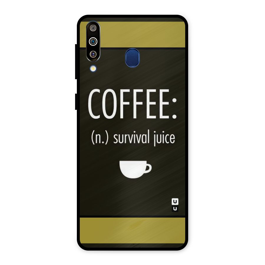 Survival Juice Metal Back Case for Galaxy M30