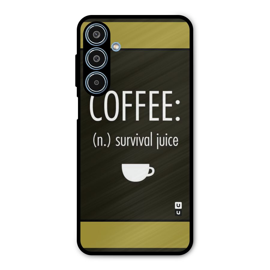 Survival Juice Metal Back Case for Galaxy M35