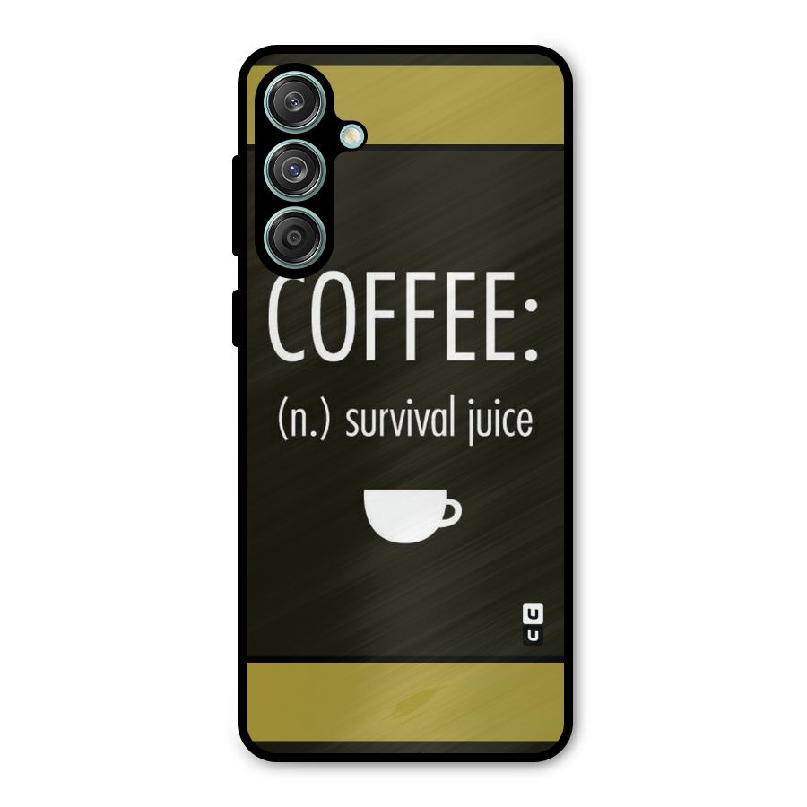 Survival Juice Metal Back Case for Galaxy M55 5G