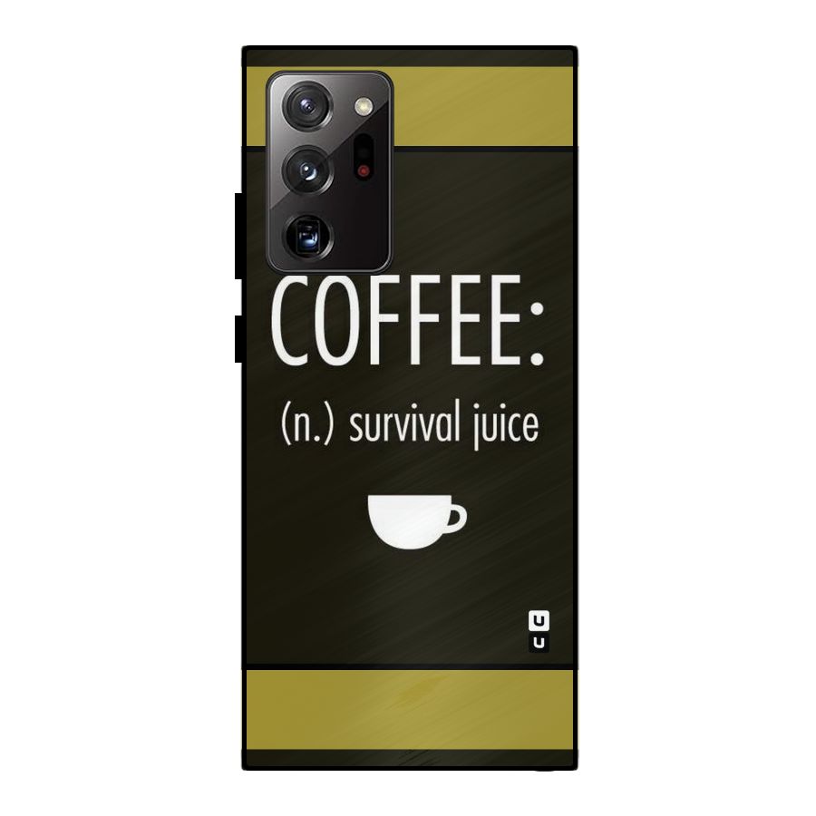 Survival Juice Metal Back Case for Galaxy Note 20 Ultra