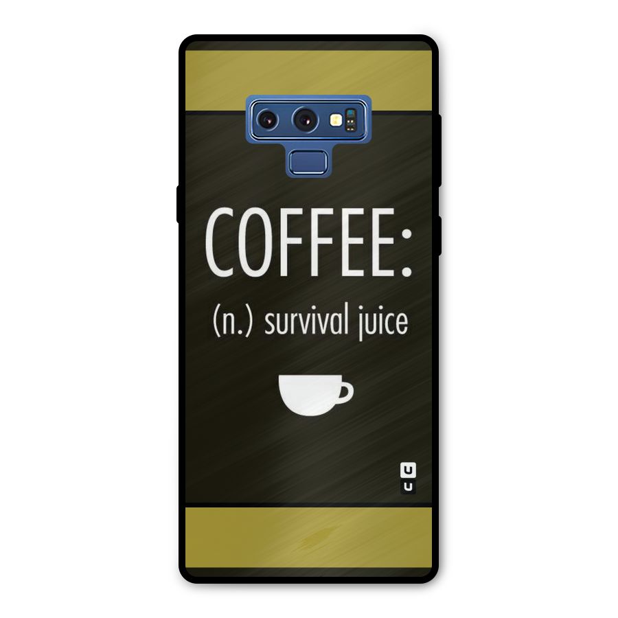 Survival Juice Metal Back Case for Galaxy Note 9