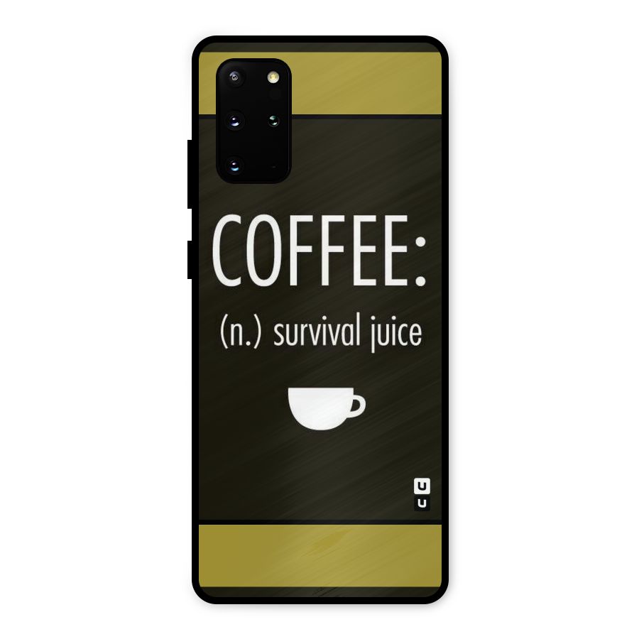 Survival Juice Metal Back Case for Galaxy S20 Plus