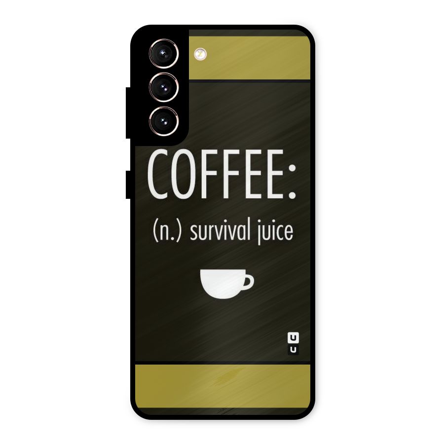 Survival Juice Metal Back Case for Galaxy S21 5G