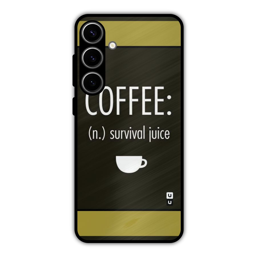 Survival Juice Metal Back Case for Galaxy S24 Plus