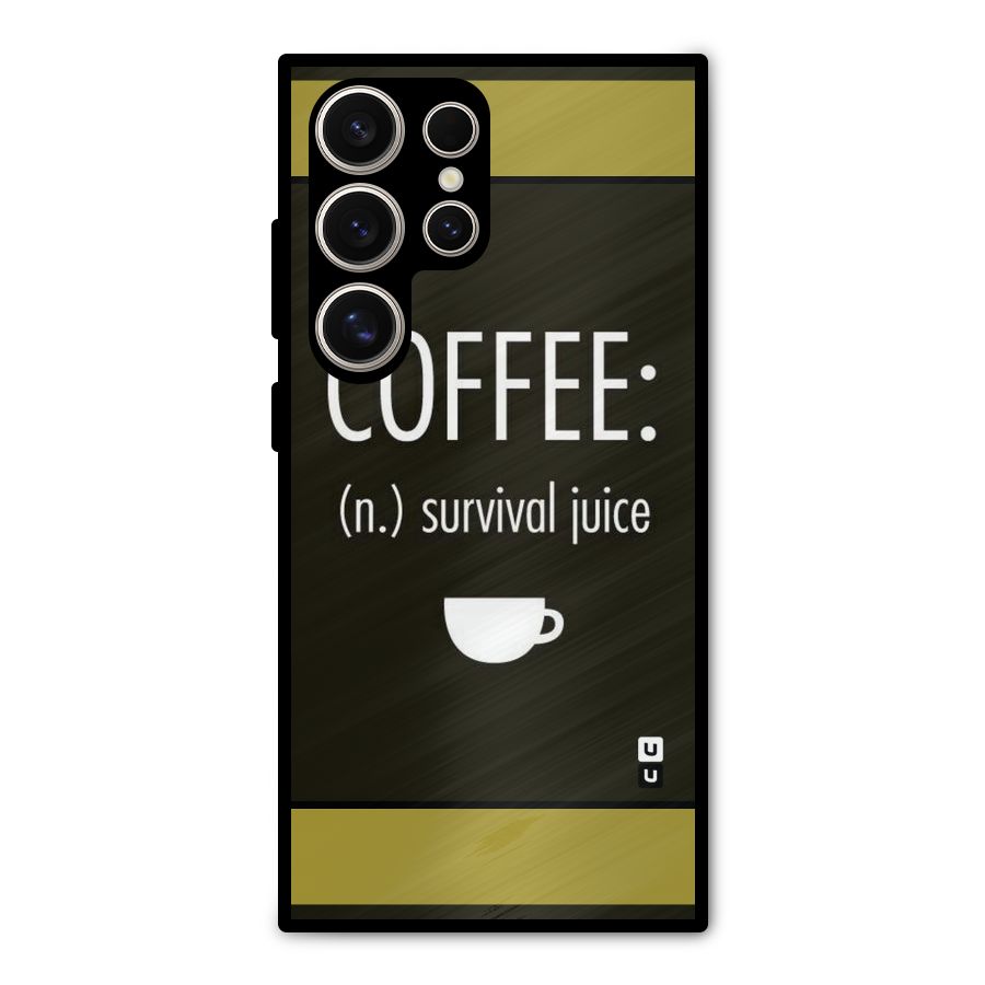 Survival Juice Metal Back Case for Galaxy S24 Ultra