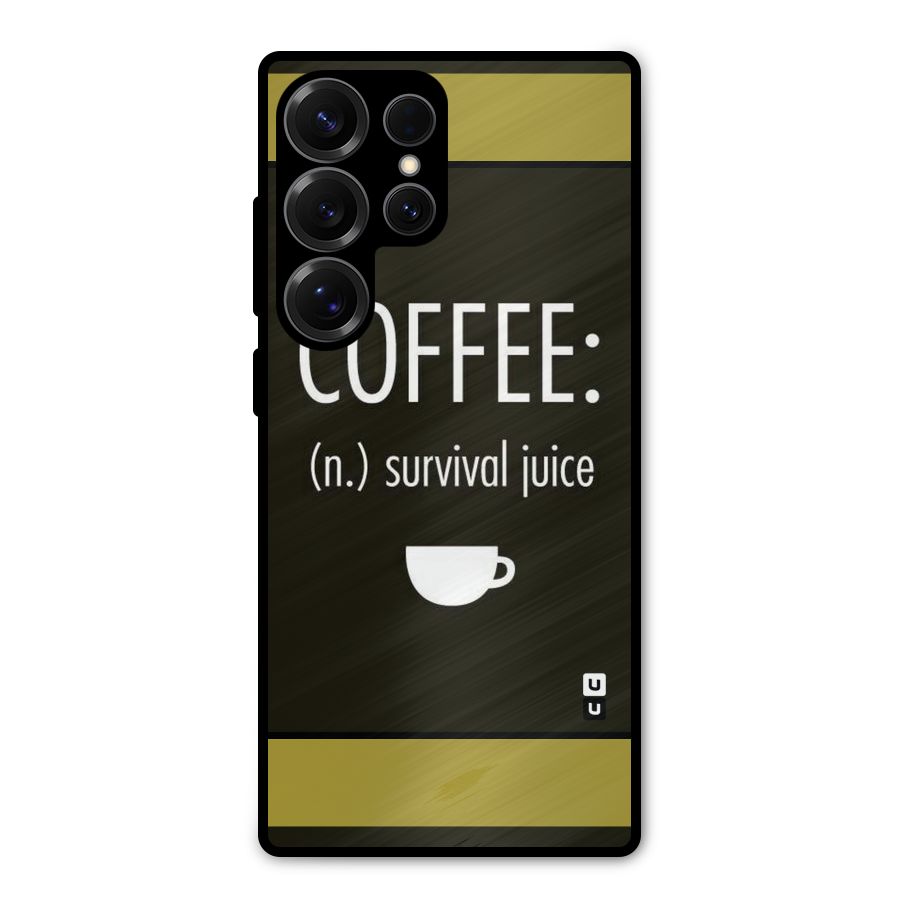 Survival Juice Metal Back Case for Galaxy S25 Ultra
