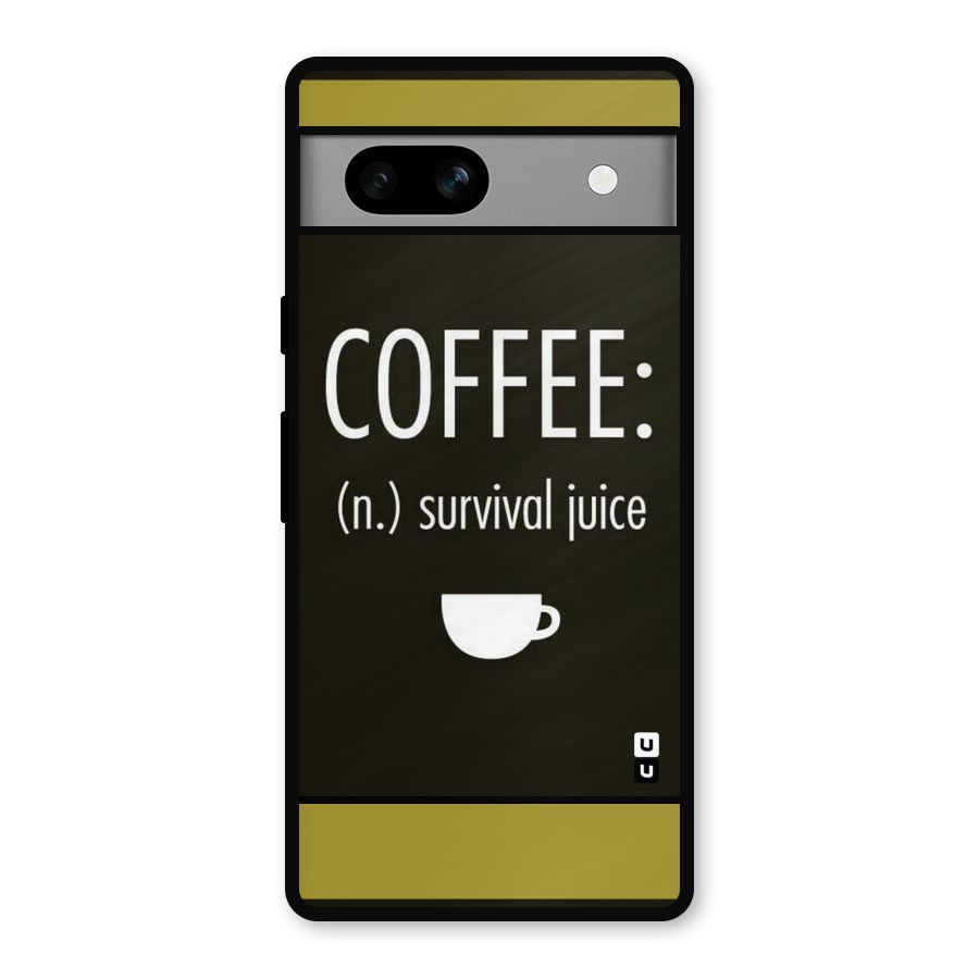 Survival Juice Metal Back Case for Google Pixel 7a