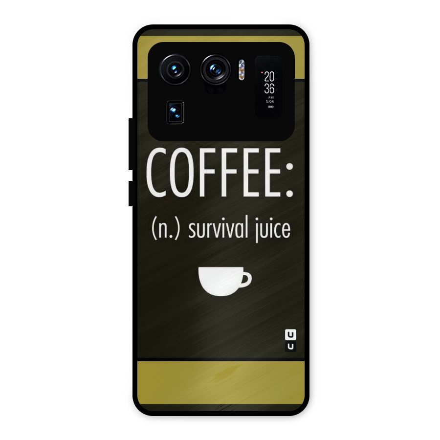 Survival Juice Metal Back Case for Mi 11 Ultra